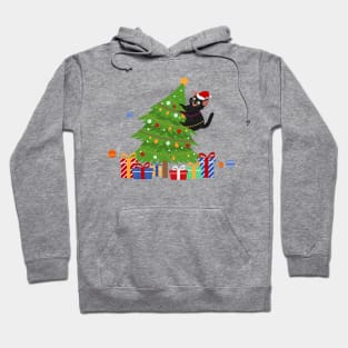 Cat Meowy Family Matching Christmas Pajamas Santa Cats Xmas Hoodie